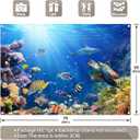 7x5ft Under The Sea Photography Backdrop Ocean Underwater World Background Aquarium Coral Baby Shower Decorations Birthday Party Photo Banner