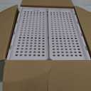 5 Pack Stackable Closet Storage Basket - Stackable Storage Bins, Multifunctional & Foldable Closet Organizer Waterproof, Wardrobe Cupboard Space-Saving Hat Storage Drawer Organizer, White