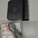 Timex Alarm Clock with Wireless Charger for iPhone, Android, and AirPods - Black (TW14B)