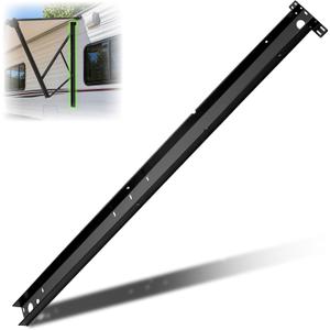 69 ⅛" RV Awning Wall Mount, Compatible with Solera Regal 69" Assemblies, Precision-Fit 69 ⅛"x2.3 Black Aluminum Bracket, Anti-Rust Powder-Coated Replacement