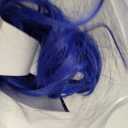 BERON Blue Wig Short Curly Wig Charming Wave Wigs Ombre Blue Bob Wigs for Women Hairnet Include
