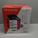 Frigidaire 26 Lbs per Day Portable Compact Maker, Ice Making Machine, Red Stainless, Medium