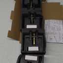 Door Handles Interior, Door Knobs Interior, Black Door Handle with Reversible Lever, Keyed Alike Door Lock Sets for Bedroom, 5 Packs Heavy Duty Door Lock Sets, Matte Black (Entry(Lock with Same Keys)