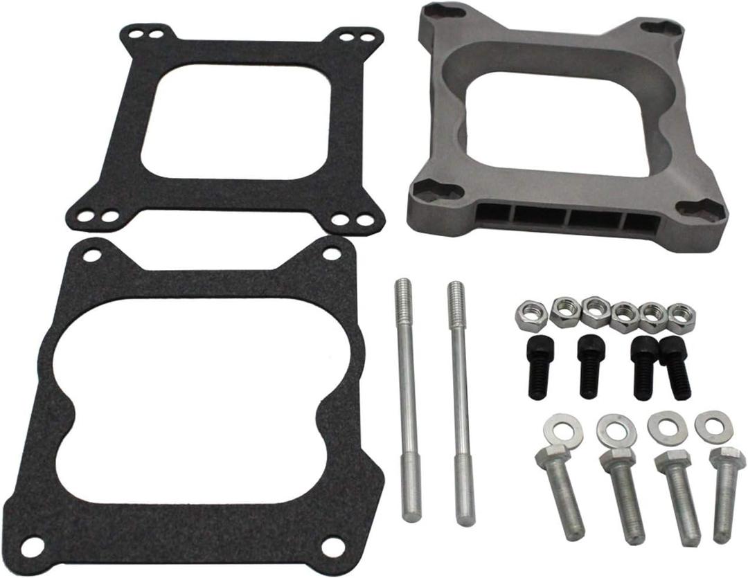 3/4" Open Carb Carburetor Adapter 4bbl Quadrajet Manifold to Holley Edelbrock 9130