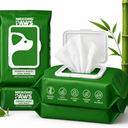MEKONG PAWS Bamboo -Based Dog Wipes 100 Grooming wipes 3 Pack