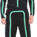 HSCTEK Light-up Adult Stick Figure Costume (Small, Green)