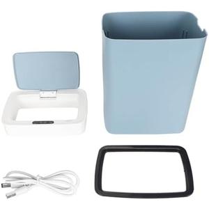 Sunicon Automatic Trash Can,Large Capacity Touchless Motion Sensor Rechargeable Three Mode Electric Smart Induction Trash Can with Lid for Bathroom Bedroom Office, 2 Pcs