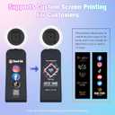 Portable Photo Booth Machine for iPad 12.9in 11in 10.9in 10.2in with Software APP Control Lights/Photo/Sharing, Removable for Cloth Pouch, Silkscreen,Honeycomb Case