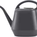Fasmov Plastic Watering Can, Grey, 1-Gallon