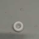 AirMoon Mini Ceramic Toothbrush Holder for Bathroom - White Small Countertop Organizer, Easy Clean Toothbrush Stand, Suit for Electric Toothbrush Head, Pens & Coffee Spoon, Pack of 2