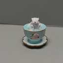 Newman House Studio Table Easter Bunny Figurine Decorations - Home Office Table Decoration Easter Bunny Set of 6, 3.5L x 3W x 4.1H inch