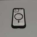 Miracase Glass Series Designed for iPhone 13 Case 6.1 inch, 2023 Upgrade Full-Body Magnetic Clear Bumper Case with Built-in 9H Tempered Glass Screen Protector,Black