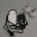 1 inch 2 inch Inline Duct Fan Booster Ventilation Fan Indoor Vent Blower Air Vent Exhaust Fan for Greenhouse Bathroom Tent Basement Attic Kitchen Pet House (with Speed Controller)