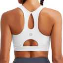 RUNNING GIRL Sports Bras for Women High Support,Racerback Molded Cup Sports Bra with Sewn in Pads Workout Running Bra (XX-Large)