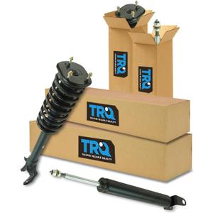 TRQ Front and Rear Complete Strut Assembly & Shock Absorber Kit Complete Strut & Coil Spring Assembly Compatible with 2011-2015 Jeep Grand Cherokee