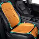 Car Seat Cushion with Back Support Set, Memory Foam Car Cushion with Lumbar Support Pillow, Non Slip Seat Cushion Ergonomic 1.2" Thick Comfort Car Pad for Car/Office, Brown