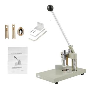 IRONWALLS Corner Rounder Cutter Machine, R6mm R10mm 1.2/ 30mm Thickness Heavy Duty Paper Corner Cutter Punch with Paper Holding Device, Steel Metal Commercial Corner Punch for Office Business (green)