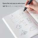 Nitoms S4146 STALOGY Notebook, 1/2 Ear Notebook, A5, Solid Color, Yellow