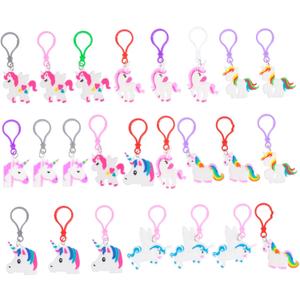 GALPADA Unique Cartoon Keyring Pendant Bag Hanging Ornament Party Supplies for Girls Boys and Girls