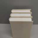 AuldHome Design Faux Book Stack (Cream); Blank Set of 3 Decorative Books for DIY Crafts and Home Decor