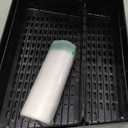 Vesici Adjustable 3 Steps Litter Box Ramp with 20 Waste Bags Pet Steps for Cats with Filter Function Non Slip Cat Litter Stair for Automatic Box Small Elder cat(Black)