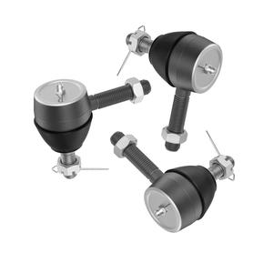 Ball Joint Kit,Set of (3) Tie Rod End with grease fitting Fits for Club Car DS Golf Carts (1976-2008)