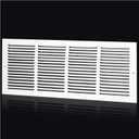 24"Wx8"H Duct Opening Return Air Grille,Air Return Vent Cover Grill for Sidewall and Ceiling,Solid Steel AC Vent Cover HVAC Cold Air Intake Grille Without Filter House,Outer Dimension:25.75WX9.75"H