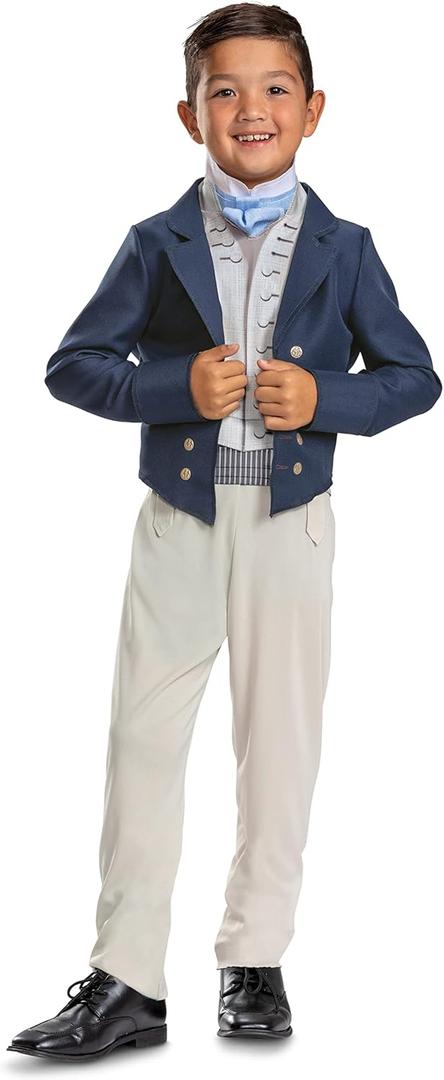 Prince Eric Costume, Official Disney The Little Mermaid Live Action Outfit, Kids Size (Small (4-6))
