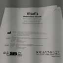 Vitafit Digital Bathroom Weight Scale for Body Weight, High Accuracy Assured by Weighing Professional Since 2001,Extra Large Blue Backlit LCD and Step-On, 400lb/182kg, Clear Glass