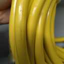 Southwire Outdoor Extension Cord – Durable Vinyl Jacket for For Farm, Ranch & Workshop - Lighted End With Reinforced Blades - SJTW, Yellow - 12 Gauge, 3 Prong - 50 Feet