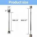 Adjustable Wall Brace，Adjustable 34"- 47"，Wall Bracing,Concrete Form Support，Concrete Turnbuckle Form Aligner，Kick Brace for Concrete Forms，Ends Swivel 180 Degrees