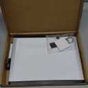 Amazon Basics Small Dry Erase Whiteboard, Magnetic, with Marker and Magnets, Lightweight, 8.5" x 11", Plastic/Aluminum Frame