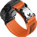 Bandletic Compatible with Garmin Fenix 7X Pro Band - 26mm Quick Fit Sport Strap with Magnetic Fidlock V-Buckle for Fenix 8 51mm/7X/6X/6X Pro/5X/5X Plus/3 HR/Tactix/Enduro/Instinct 2X/Quatix 3 6X 7X