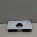 PATIKIL Door Reinforcement Plate, 1 Set Doors Reinforce Repair for 1-3/8" Thick Door 9" Size Door Knob Lock Latch Deadbolt Cover Plate Home Security, Black