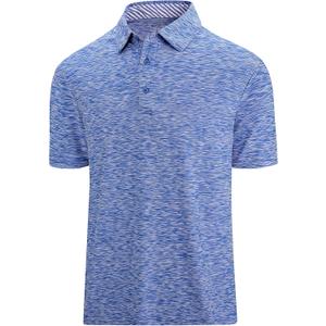 SAMERM Golf Shirts for Men Dry Fit Short Sleeve Mens Golf Shirt Performance Moisture Wicking Polo Shirts for Men (Small, Blue13)