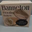 Sourdough Starter Kit, Banneton Bread Proofing Baskets Set, Sourdough Bread Baking Supplies Making Tools with Dough Scraper, Whisk, Bread Lame, Recipe
