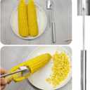 3 x Corn Peeler For Corn On The CobStainless Steel Corn Peeler, Corn on the Cob Remover, Fast and Safe, For Home Kitchens, Restaurants, Outdoor Dining (1PCS)
