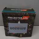 Christmas Tree Topper Lighted with 6 Pattern Projection Modes, Christmas Star Tree Topper Built-in LED Rotating Lights, Silver 3D Glitter Dynamic Projector for Christmas Decorations