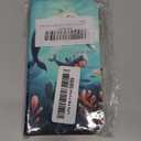 for iPhone 13 Pro Max, Designed Flip Wallet Phone Case Cover, A24620 Flower Dolphin