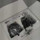 Cordless Table Lamp Rechargeable Black - KK 2 Pack 5000mAH Battery Operated Lamp for Counter, 3 Color Stepless Dimming Waterproof LED Wireless Lamp for Dining Kitchen, Outdoor Patio, Touch Control (2 Pack 14in - Circle Shade)