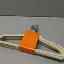 Amazon Basics Slim, Velvet, Non-Slip, Space-Saving Suit Clothes Hangers, Pack of 10, Ivory/Beige