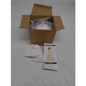 2 Packs Halloween Decorations Indoor - USB Power Ghost Decor Kit with Remote Controlled String Lights, Ghosts Halloween Decor Indoor Home Mantel Shelf Table Fireplace