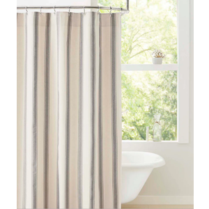 Grace Grain Sack Stripe Shower Curtain 72x72 