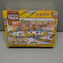 Kids Toys 253 PCS Construction Race Tracks Toy for 3 4 5 6 7 8 Year Old Boys Girls, 5 PCS Construction Truck Car and Flexible Track Play Set Create A Engineering Road Games Toddler Toys Birthday Gifts