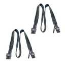 PCIE Cable for Corsair, 65CM Male to Male 8 Pin to 6+2 Pin GPU Power Cable for Thermaltake, ARESGAME Modular Power Supply (25'') (2-Pack Black 18AWG)
