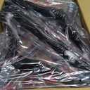 HOUSE DAY Premium Velvet Hangers 50 Pack Black, Non-Slip Flocked Felt Hangers, Sturdy Clothes Hangers with 360 Rotatable Hook, Heavy Duty Coat Hanger, Durable Slim Hanger for Closet Space Saving