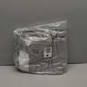 H.VERSAILTEX Linen Blackout Curtains Durable Thick Textured Linen Look 100% Blackout Patio Door Curtain Anti Rust Grommet Extra Wide Sliding Door Curtain Panel, W100 x L84 inch - Dove Gray