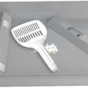 Bandeja de arena reutilizable compatible con la bandeja de arena para gatos Petsafe ScoopFree, cajas de arena autolimpiantes para gatos, con cuchara gratis, nuevo diseo que nunca absorbe olores, (Gris)