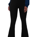 Herose Tall Ladies Soft Flared Leggings Pants Floor Length, XXL