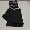 3-pack Stretch Cotton Regular Fit Trunks (Large, Black Vinyl)